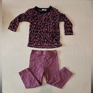 Designer From Denny’s! -Cozii Brand Leopard Print Kids Matching Set